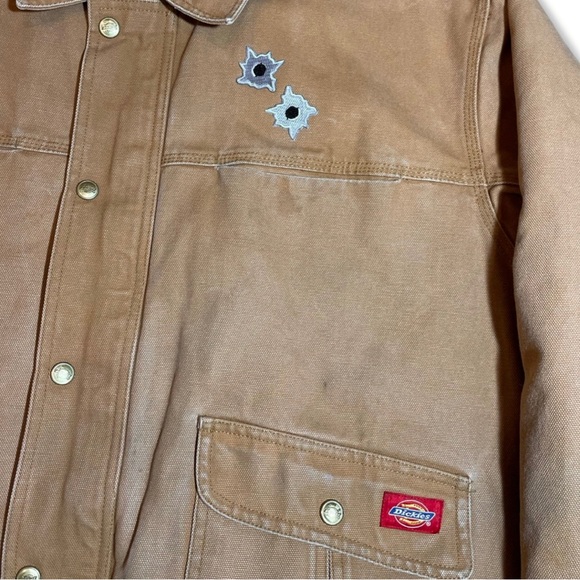 STASHHOUSE Shooting Range UpCycled Dickies Blanket Lined Work Jacket - Picture 8 of 8